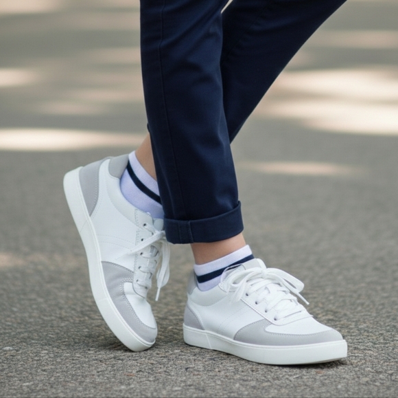 Naturalizer Shoes - NWT Naturalizer 9.5 Modern Contemporary Academia Tennis Prep Leather Sneakers